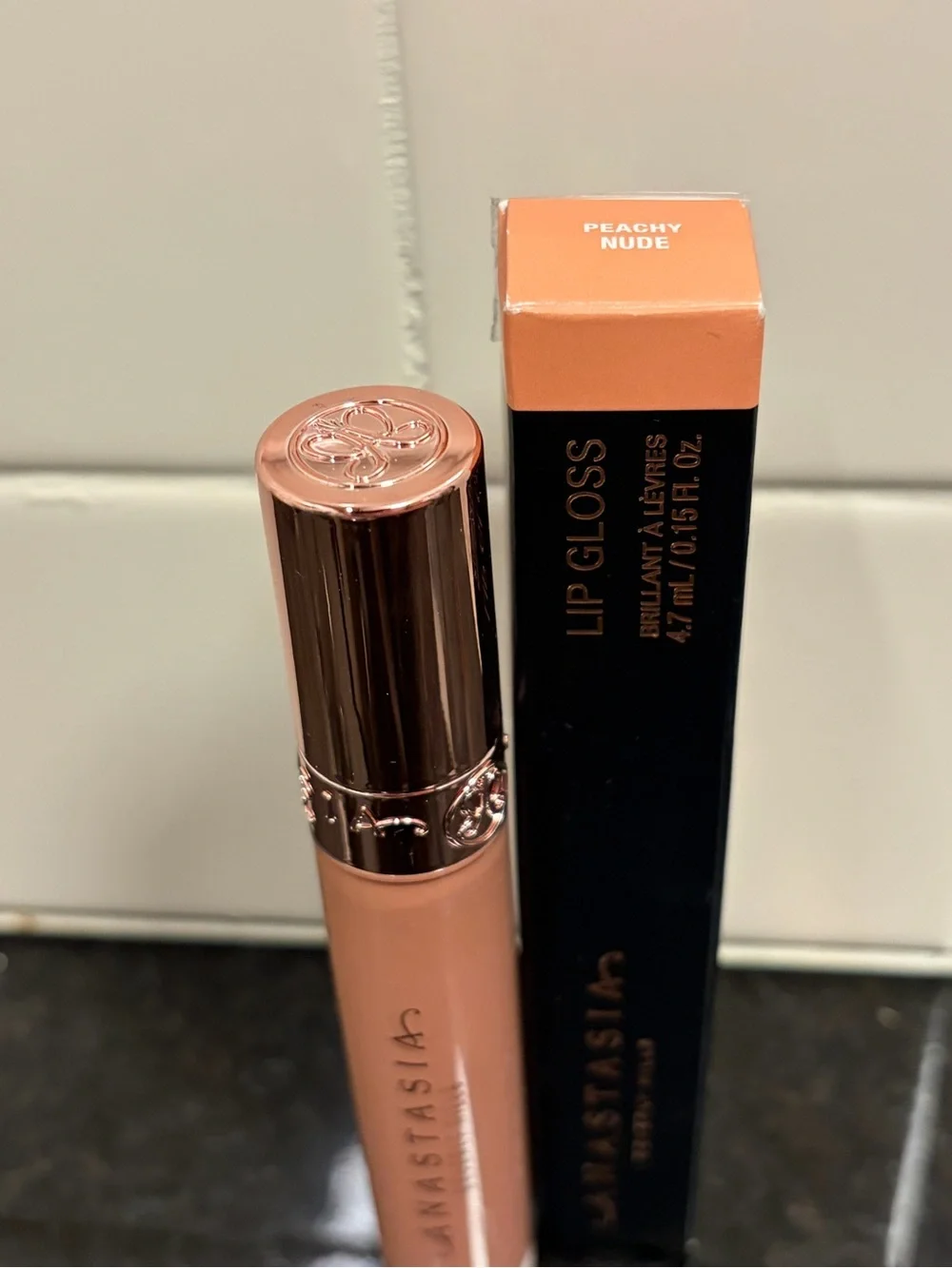 Anastasia Beverly Hills Lip Gloss in Peachy Nude - Full Size (New in Box)